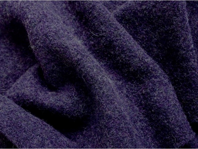 Pure Boiled Wool - Purple